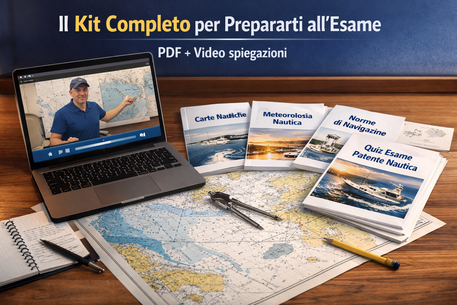 Kit Patente Nautica Entro 12 Miglia