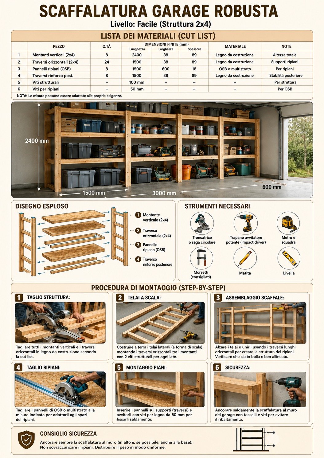 Esempio di progetto FAI DA TE LEGNO PRO