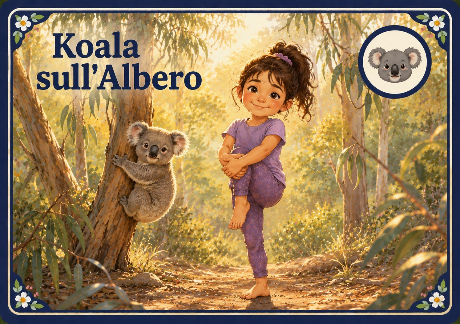 Carta yoga koala
