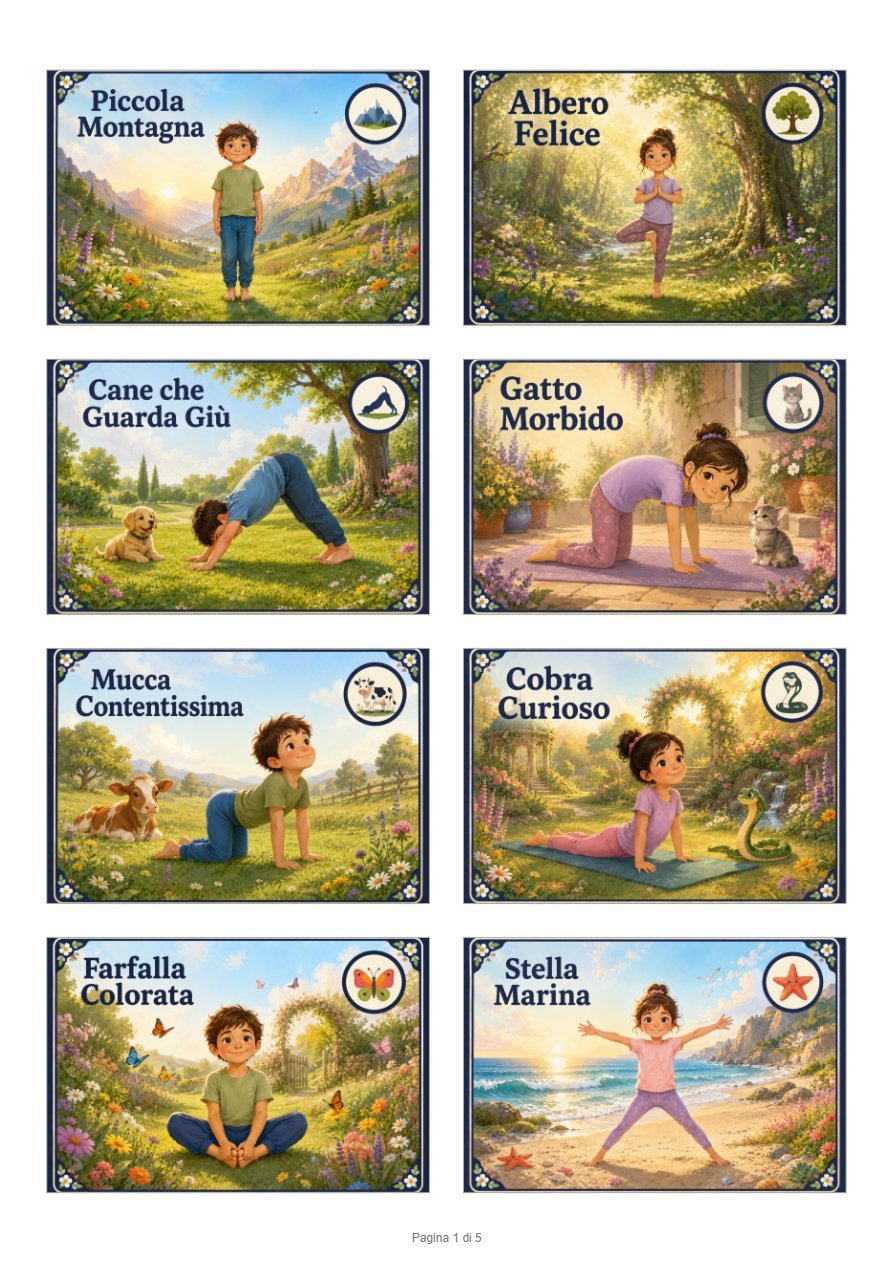 Esempi carte yoga