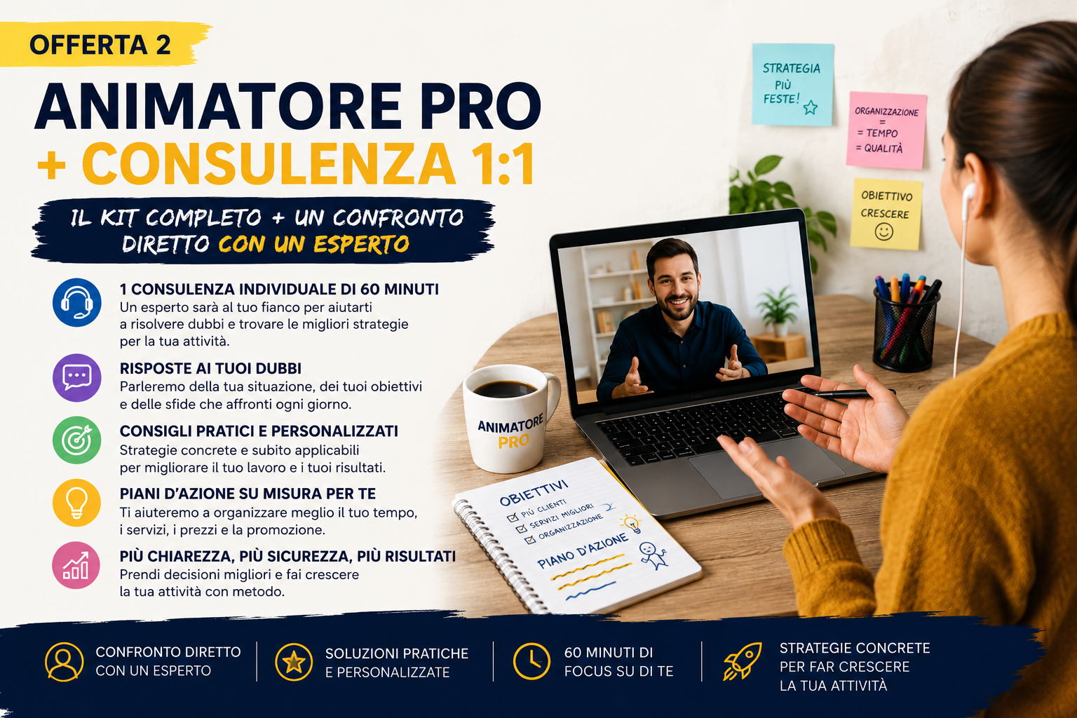Animatore Pro più consulenza individuale