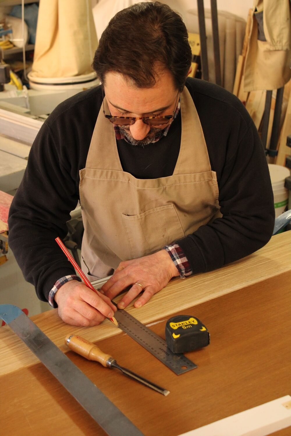 Marcello Milli al lavoro
