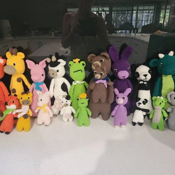 Creatura Amigurumi realizzata da Antonella Fili