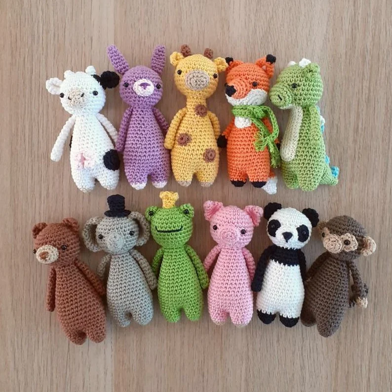 Set Amigurumi realizzato da Angela Golia